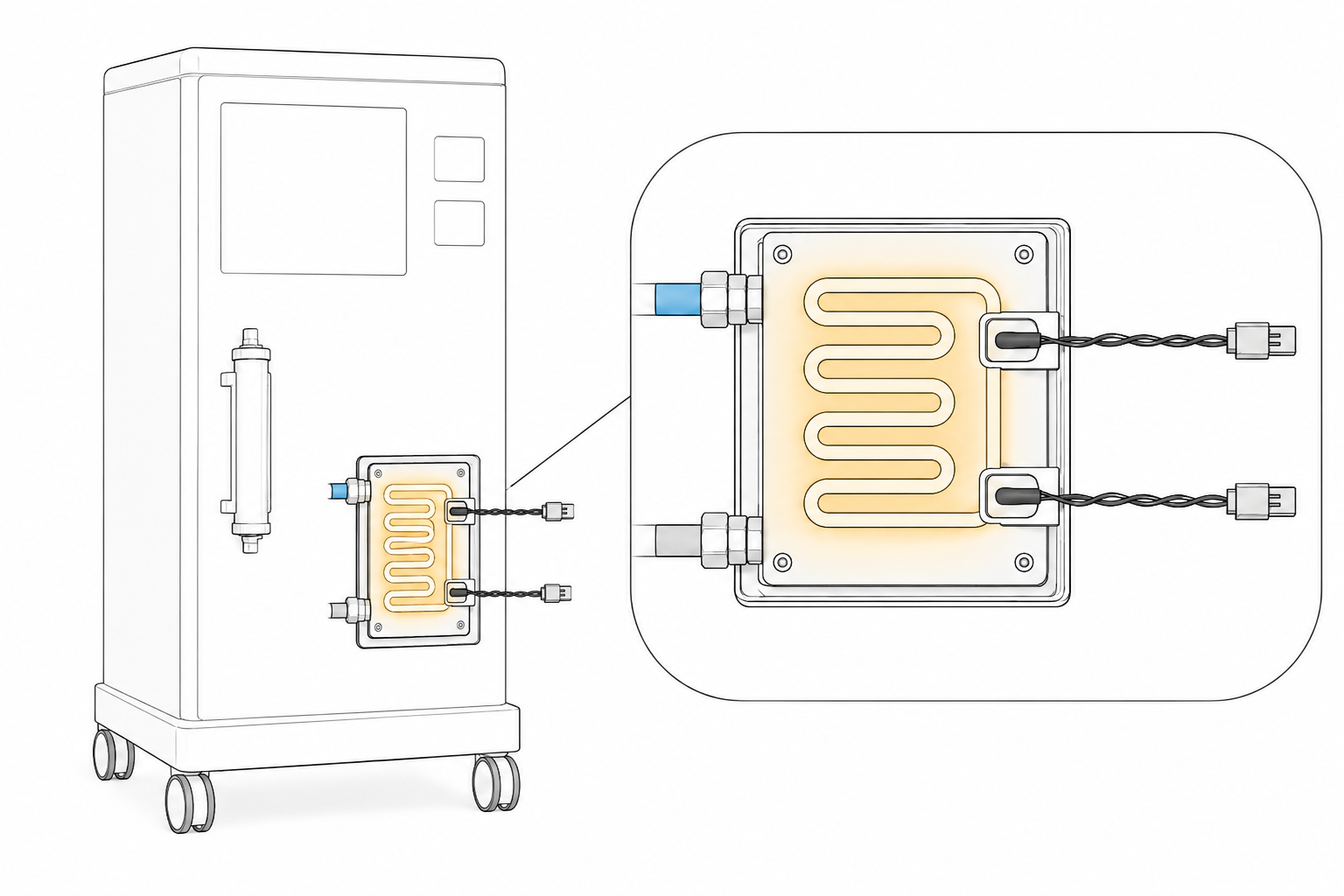 Hemodialysis machine