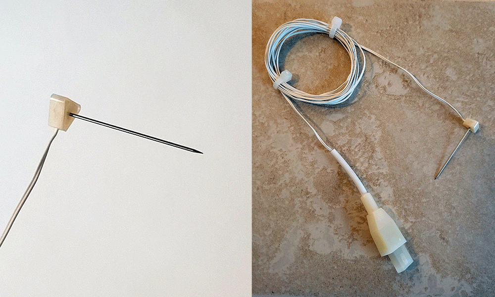 Myocardial temperature probe